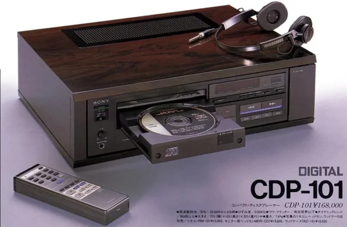 El día que Sony y Philips se asociaron para crear el Compact Disc (CD) 2 sony cdp-101 el primer reproductor de cd de la historia