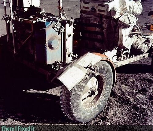 Arreglo improvisado del Apollo 17