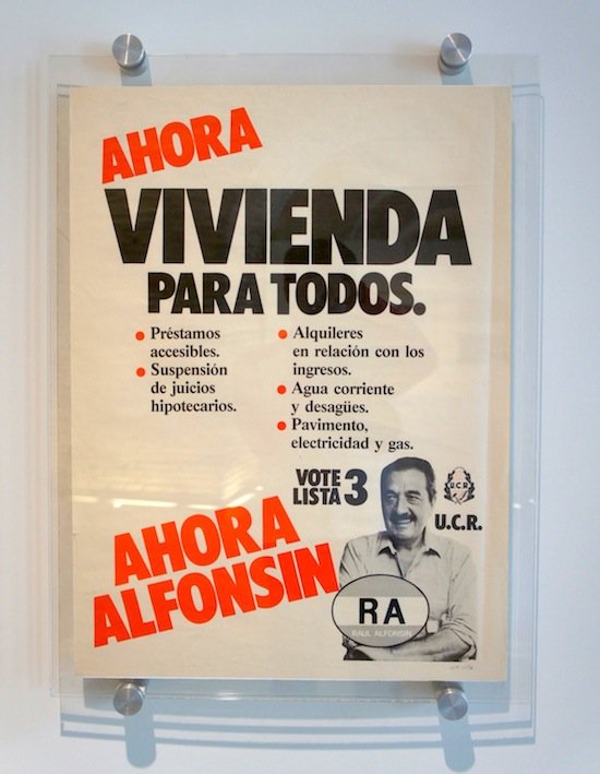 Alfonsín - Vivienda para todos  - Museo del bicentenario 