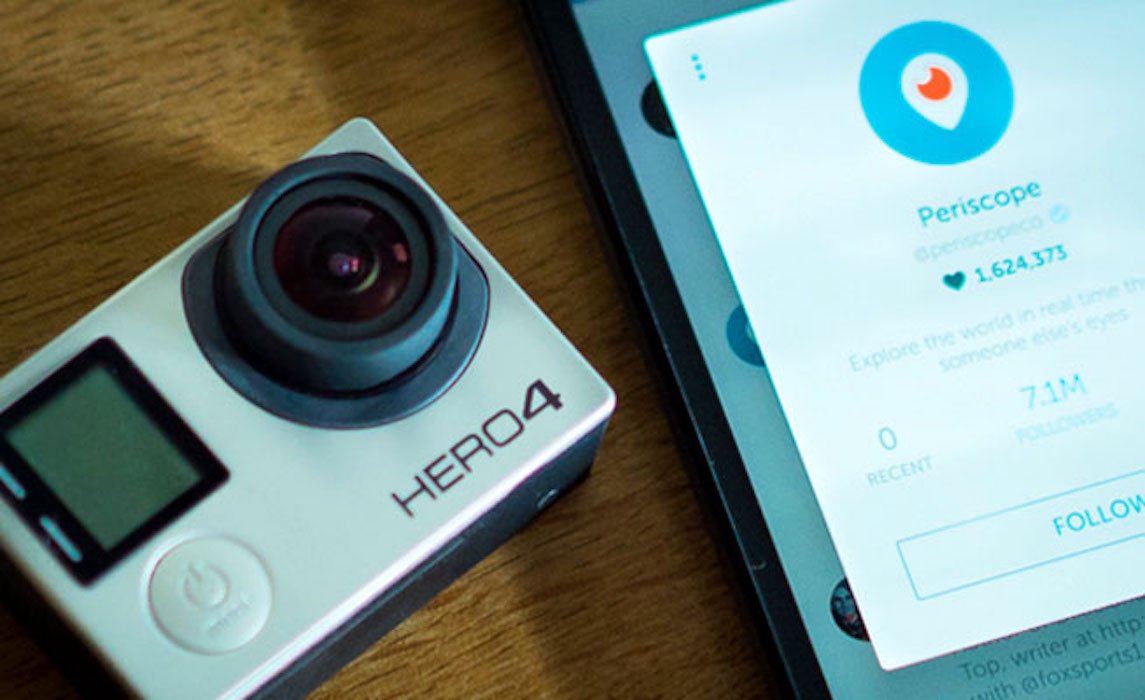 Periscope + GoPro: streaming extremo