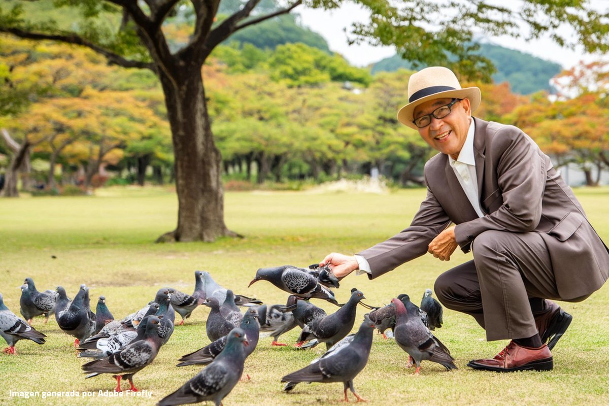 El gobierno de Osaka le ordena a un hombre que no alimente más a las palomas y a los cuervos