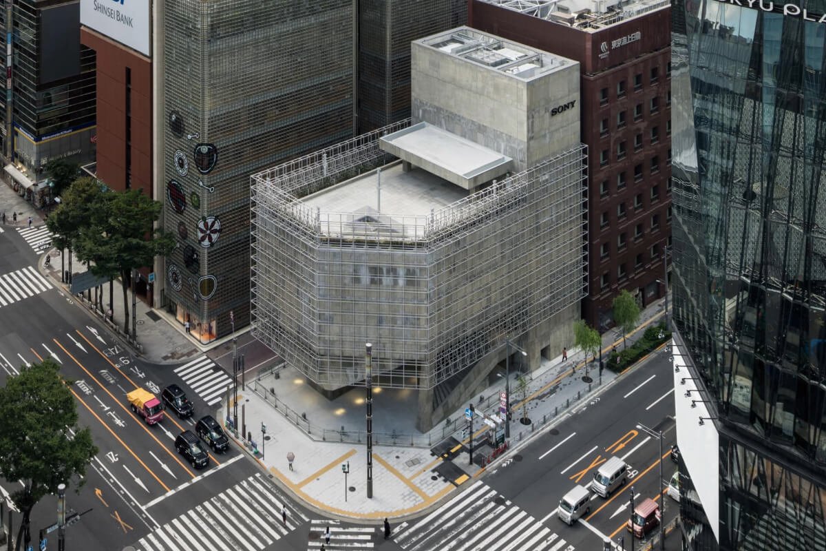 Sony finalizó la construcción de su nuevo edificio en Ginza