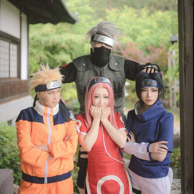 cosplayers de naruto