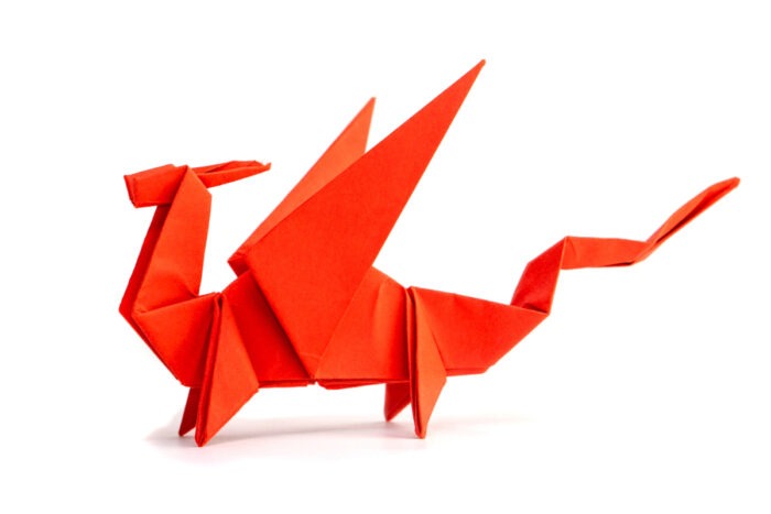 dragon de origami