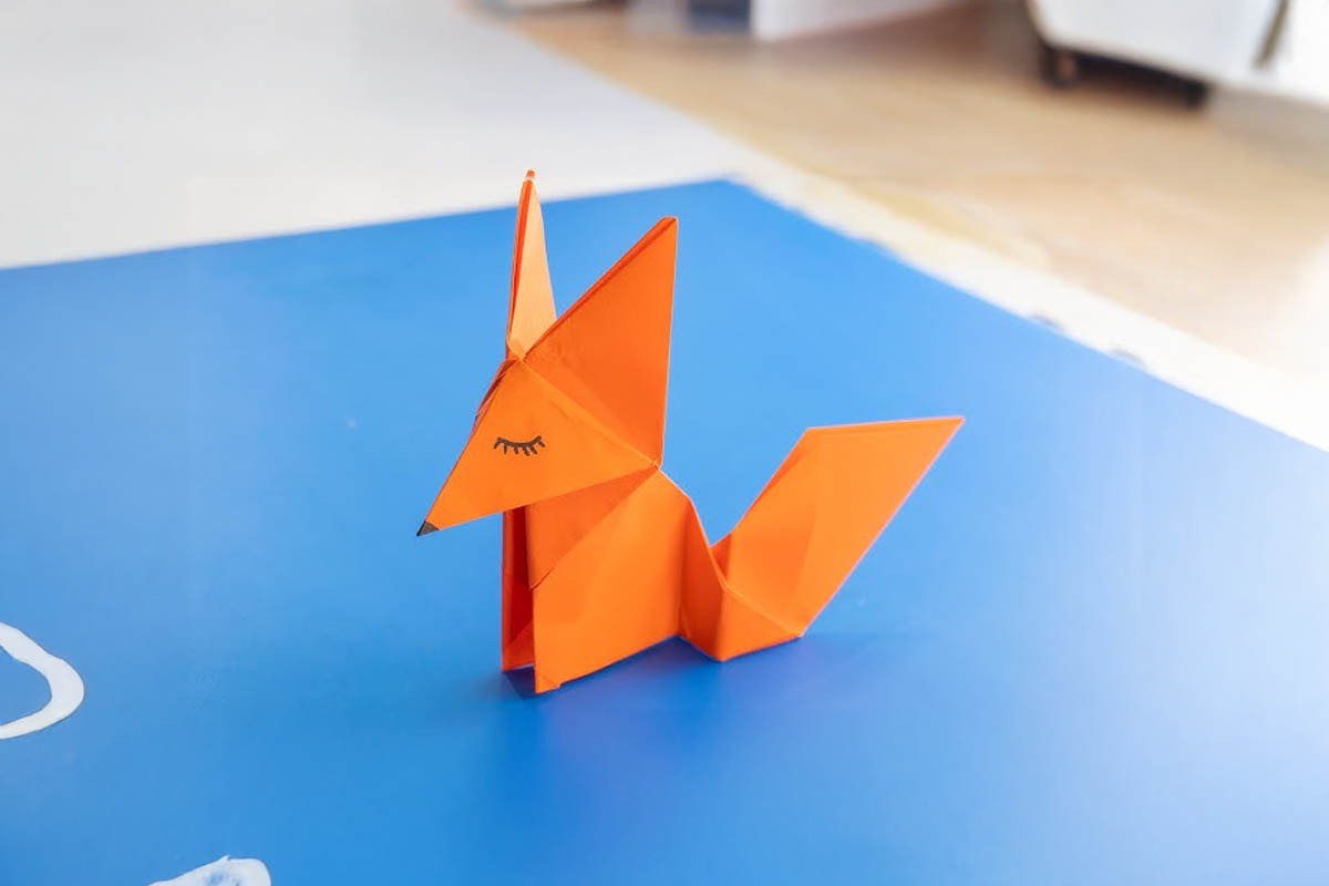 Cómo hacer un zorro de origami muy fácil